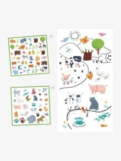 160 Stickers Animaux DJECO Multicolore - Djeco 7 160 Stickers Animaux DJECO Multicolore - Djeco -Enfants Jouets Magasin 160 stickers animaux djeco 2
