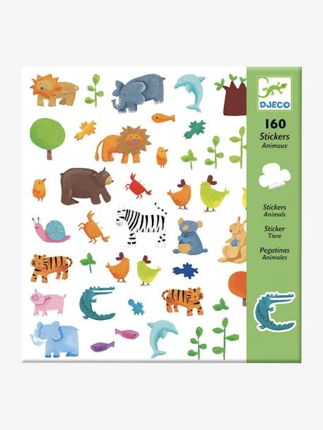 160 Stickers Animaux DJECO Multicolore - Djeco 3 160 Stickers Animaux DJECO Multicolore - Djeco