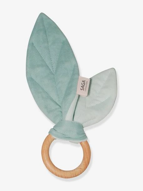 Anneau De Dentition Feuilles - SAGA COPENHAGEN Vert - Saga Copenhagen 4 Anneau De Dentition Feuilles - SAGA COPENHAGEN Vert - Saga Copenhagen – Image 2