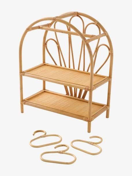 Armoire Poupon En Rotin Beige - Vertbaudet 4 Armoire Poupon En Rotin Beige - Vertbaudet – Image 2