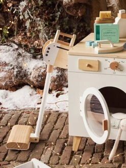 Aspirateur Balai En Bois FSC® Blanc - Vertbaudet -Enfants Jouets Magasin aspirateur balai en bois fsc 3