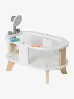 Baignoire Poupon Plexi/bois FSC® Blanc - Vertbaudet -Enfants Jouets Magasin baignoire poupon plexibois fsc 4
