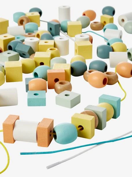 Baril De Grosses Perles En Bois FSC® Rose - Vertbaudet 8 Baril De Grosses Perles En Bois FSC® Rose - Vertbaudet – Image 6