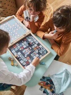 Boîte De 50 Jeux Classiques En Bois FSC® Multicolore - Vertbaudet -Enfants Jouets Magasin boite de 50 jeux classiques en bois fsc 4