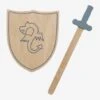 Bouclier + épée En Bois FSC® Beige - Vertbaudet -Enfants Jouets Magasin bouclier epee en bois fsc