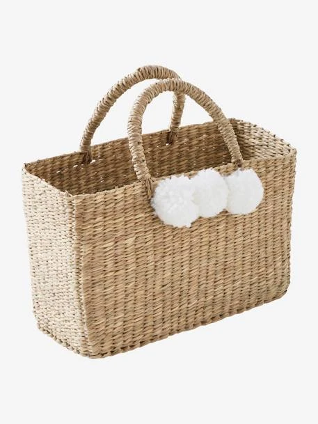 Cabas De Course En Herbier Beige - Vertbaudet 4 Cabas De Course En Herbier Beige - Vertbaudet – Image 2