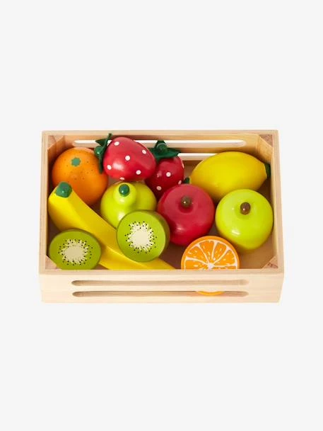 Cagette De Fruits En Bois FSC® Pour Dinette Multicolore - Vertbaudet 4 Cagette De Fruits En Bois FSC® Pour Dinette Multicolore - Vertbaudet – Image 2