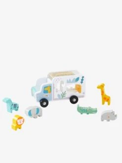 Camion D'encastrement Jungle En Bois FSC® Multicolore - Vertbaudet -Enfants Jouets Magasin camion dencastrement jungle en bois fsc 4