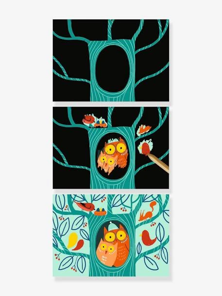 Cartes à Gratter Animaux à Découvrir DJECO Vert - Djeco 4 Cartes à Gratter Animaux à Découvrir DJECO Vert - Djeco – Image 2