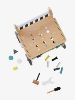 Chariot De Marche Bricolage En Bois FSC® Beige - Vertbaudet -Enfants Jouets Magasin chariot de marche bricolage en bois fsc 2