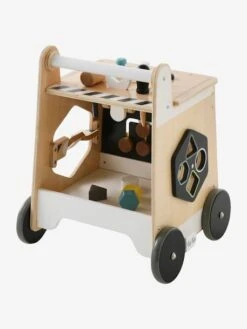 Chariot De Marche Bricolage En Bois FSC® Beige - Vertbaudet -Enfants Jouets Magasin chariot de marche bricolage en bois fsc 3