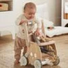 Chariot De Marche Poussette En Bois FSC® Rose - Vertbaudet 1 Chariot De Marche Poussette En Bois FSC® Rose - Vertbaudet -Enfants Jouets Magasin chariot de marche poussette en bois fsc