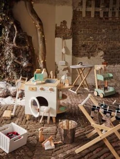 Chariot De Ménage En Bois FSC® Vert - Vertbaudet -Enfants Jouets Magasin chariot de menage en bois fsc 2