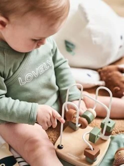 Coffret 3 Jeux D'éveil GREEN FOREST En Bois FSC® Multicolore - Vertbaudet -Enfants Jouets Magasin coffret 3 jeux deveil green forest en bois fsc 3