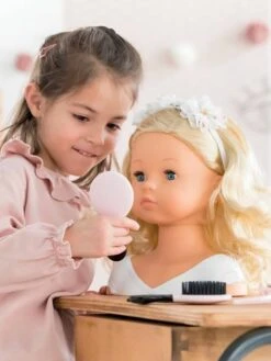 Coffret Coiffure COROLLE Rose - Corolle -Enfants Jouets Magasin coffret coiffure corolle 5