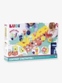 Coffret D'activités Tapis Quille Et Formes LUDI Multicolore - Ludi -Enfants Jouets Magasin coffret dactivites tapis quille et formes ludi 4