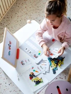 Coffret D'apprentissage Des Lettres Et Des Mots Multicolore - Vertbaudet -Enfants Jouets Magasin coffret dapprentissage des lettres et des mots 2