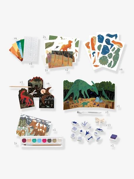 Coffret Le Monde Des Dinosaures DJECO Vert - Djeco 6 Coffret Le Monde Des Dinosaures DJECO Vert - Djeco – Image 4