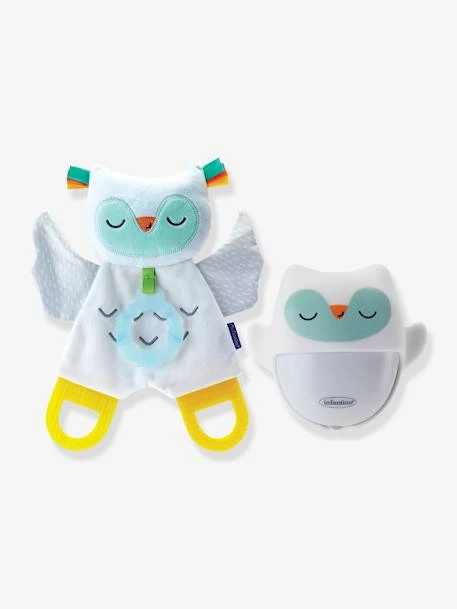 Coffret Veilleuse Et Chouette Luminescente - INFANTINO Blanc - Infantino 3 Coffret Veilleuse Et Chouette Luminescente - INFANTINO Blanc - Infantino