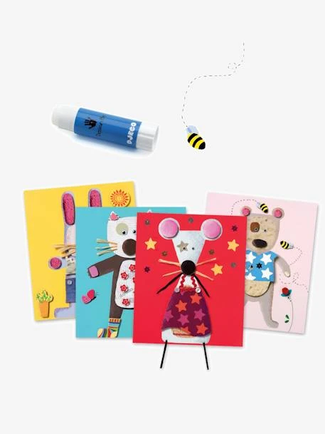 Collages Des Petits DJECO Multicolore - Djeco 4 Collages Des Petits DJECO Multicolore - Djeco – Image 2