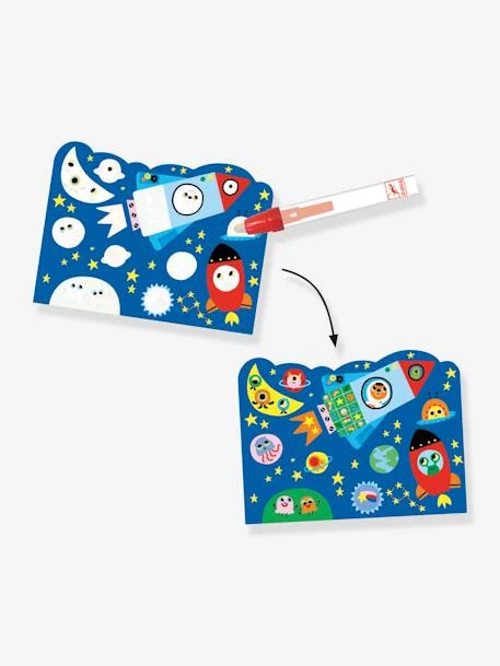 Coloriage à L'eau Caché Dans Le Ciel DJECO Bleu - Djeco 6 Coloriage à L'eau Caché Dans Le Ciel DJECO Bleu - Djeco – Image 4