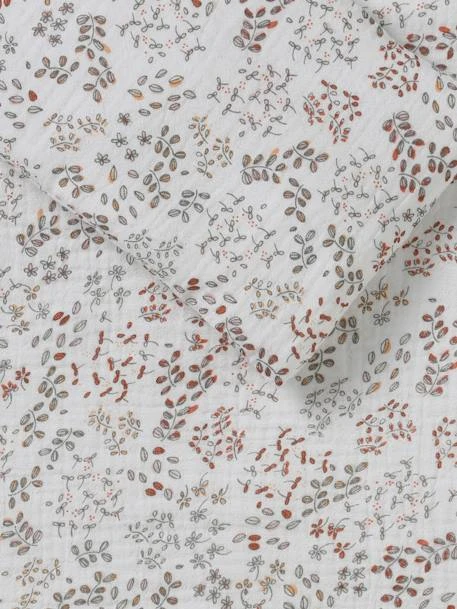 Couette + Oreiller Poupon En Gaze De Coton Flora Multicolore - Vertbaudet 5 Couette + Oreiller Poupon En Gaze De Coton Flora Multicolore - Vertbaudet – Image 4