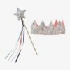 Couronne + Baguette Rose - Vertbaudet -Enfants Jouets Magasin couronne baguette