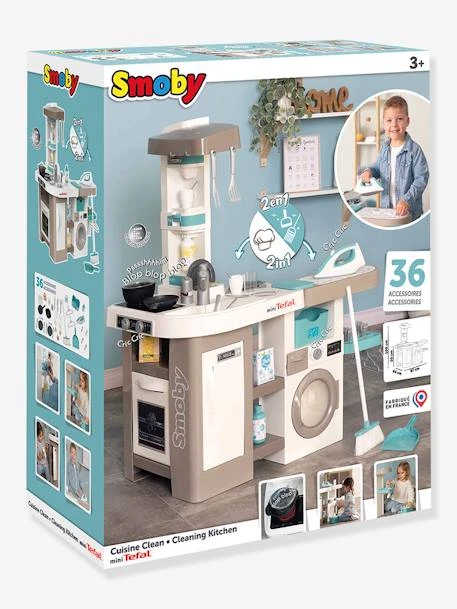 Cuisine Tefal Clean - SMOBY Blanc - Smoby 4 Cuisine Tefal Clean - SMOBY Blanc - Smoby – Image 2