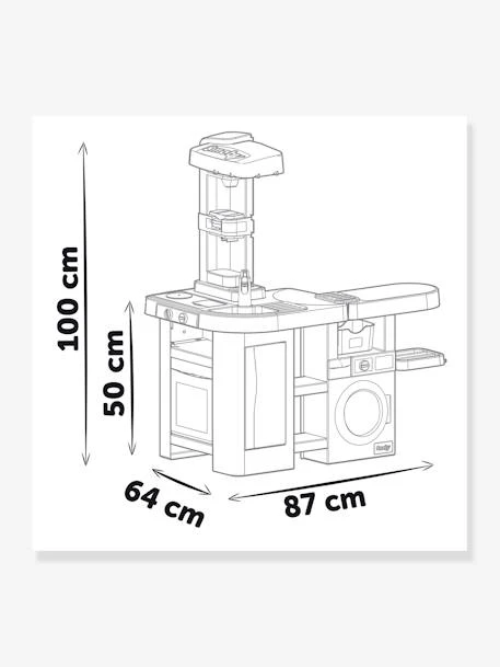 Cuisine Tefal Clean - SMOBY Blanc - Smoby 7 Cuisine Tefal Clean - SMOBY Blanc - Smoby – Image 5