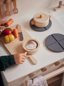 Cuisinette équipée Avec Rideau - En Bois FSC® Multicolore - Vertbaudet -Enfants Jouets Magasin cuisinette equipee avec rideau en bois fsc 2