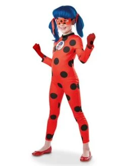 Déguisement Tikki Ladybug + Gants - Miraculous - 5/6 Ans - RUBIE'S Rouge - Rubie's
