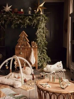 Doudou Carré + Hochet GREEN FOREST Multicolore - Vertbaudet -Enfants Jouets Magasin doudou carre hochet green forest 4