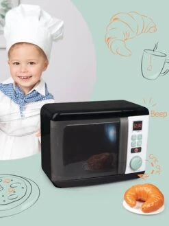 Four à Micro-ondes électronique - TEFAL Noir - Smoby -Enfants Jouets Magasin four a micro ondes electronique tefal 2