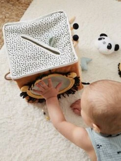 Grand Cube D'activités En Tissu TANZANIE Multicolore - Vertbaudet -Enfants Jouets Magasin grand cube dactivites en tissu tanzanie 3