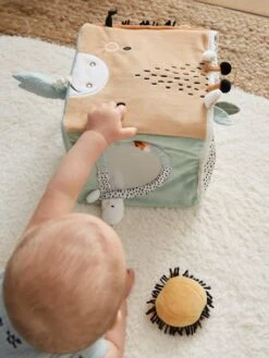 Grand Cube D'activités En Tissu TANZANIE Multicolore - Vertbaudet -Enfants Jouets Magasin grand cube dactivites en tissu tanzanie 4