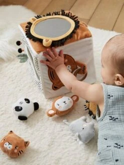 Grand Cube D'activités En Tissu TANZANIE Multicolore - Vertbaudet -Enfants Jouets Magasin grand cube dactivites en tissu tanzanie 5