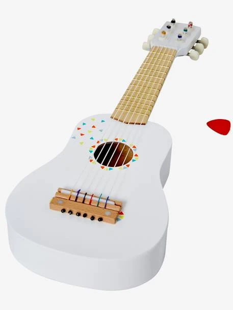 Guitare En Bois FSC® Blanc - Vertbaudet 5 Guitare En Bois FSC® Blanc - Vertbaudet – Image 3