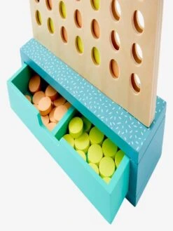 Jeu 4 En Ligne ! En Bois FSC® Multicolore - Vertbaudet -Enfants Jouets Magasin jeu 4 en ligne en bois fsc 3