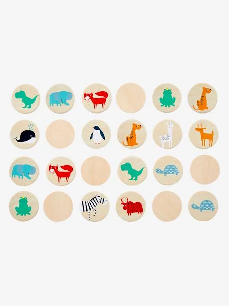 Jeu De Mémo En Bois FSC® Multicolore - Vertbaudet 4 Jeu De Mémo En Bois FSC® Multicolore - Vertbaudet – Image 2