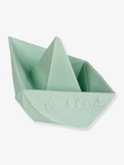 Jouet De Bain Bateau Origami - OLI & CAROL Menthe - Oli Et Carol -Enfants Jouets Magasin jouet de bain bateau origami oli carol 1