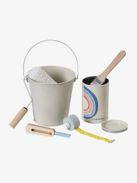 Kit Du Peintre En Bois FSC® Bleu - Vertbaudet 3 Kit Du Peintre En Bois FSC® Bleu - Vertbaudet