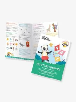 L'école Des Pandas - Mes Lettres Aimantées Pour Apprendre à Lire - AUZOU Vert - Auzou -Enfants Jouets Magasin lecole des pandas mes lettres aimantees pour apprendre a lire auzou 2