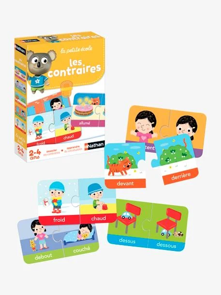Les Contraires NATHAN Multicolore - Nathan 2 Les Contraires NATHAN Multicolore - Nathan