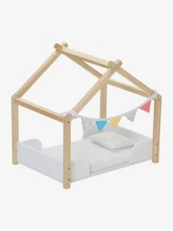 Lit Cabane Poupon En Bois FSC® Multicolore - Vertbaudet