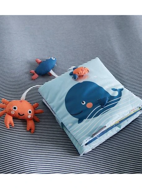 Livre D'éveil Accordéon Eau Salée Bleu - Vertbaudet 4 Livre D'éveil Accordéon Eau Salée Bleu - Vertbaudet – Image 2