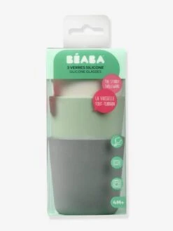 Lot De 3 Verres En Silicone BEABA Multicolore - Beaba -Enfants Jouets Magasin lot de 3 verres en silicone beaba 2