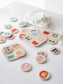 Loto Des Animaux En Bois FSC® Multicolore - Vertbaudet -Enfants Jouets Magasin loto des animaux en bois fsc 2