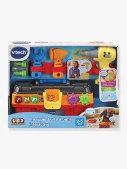 Ma Super BoÎte à Outils Interactive - VTECH Multicolore - Toutes Les Marques -Enfants Jouets Magasin ma super boite a outils interactive vtech 1