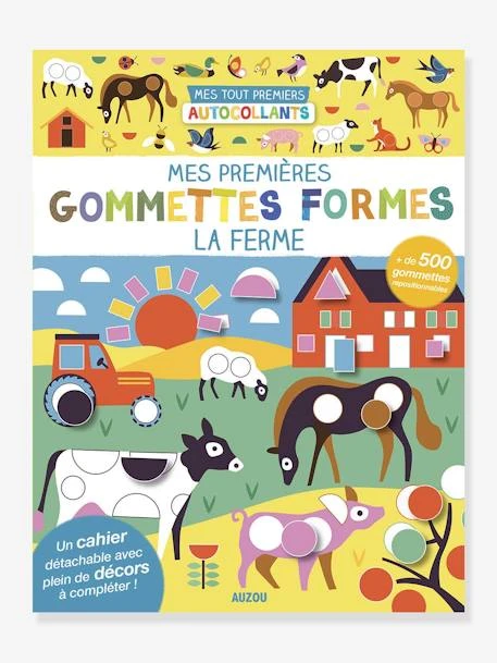 Mes Premières Gommettes Formes - La Ferme - AUZOU Jaune - Auzou 3 Mes Premières Gommettes Formes - La Ferme - AUZOU Jaune - Auzou