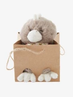 Mini Peluche Poussin Gris Clair - Vertbaudet -Enfants Jouets Magasin mini peluche poussin 1